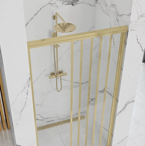 Душевая дверь Rea Alex 120 gold matt K2501
