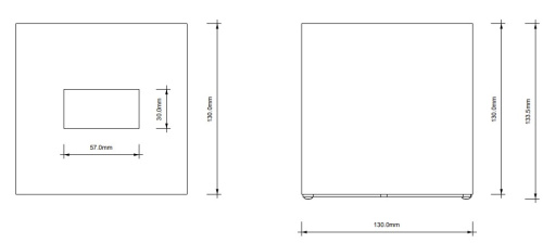 Салфетница Decor Walther Cube 83 0845600