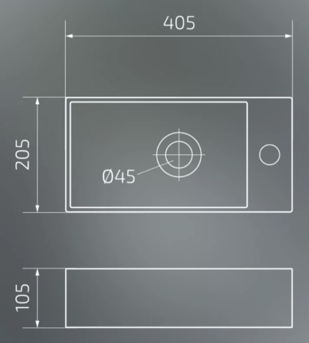 Умывальник Gid N9270L