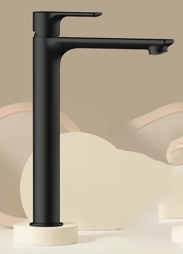 Смеситель для раковины Remer Energy EY11LNO, черный матовый