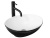 Умывальник Rea Sofia White Black U8749 Умывальник Rea Sofia White Black U8749