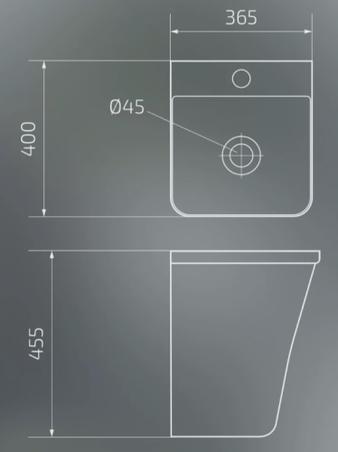 Умывальник Gid Nb102