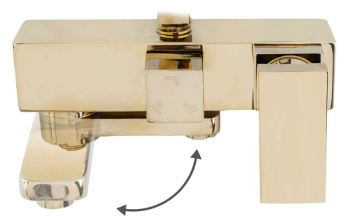 Душевая система Rea Jack Gold P7008