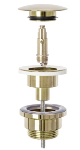 Донный клапан для раковины Rea Gold A2360 универсальный