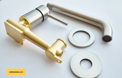 Смеситель для умывальника Vivi Felice 0635 Nichel