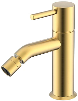 Смеситель для биде Nemo Round NM-2321BG brush gold