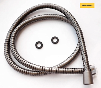 Шланг CeramaLux KBH/008 вороненая сталь