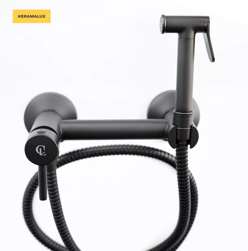 Гигиенический душ CeramaLux DRS/001 черный матовый