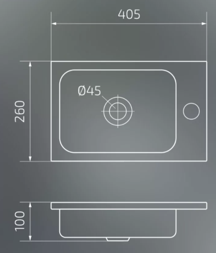 Умывальник Gid N3340