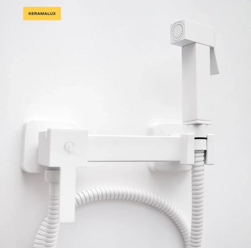 Гигиенический душ CeramaLux DBS/005 белый матовый