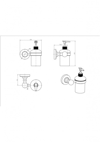 Дозатор CeramaLux Caps 51312