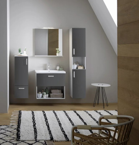 Пенал подвесной Kolpa-san Evelin E 1021 37 Gray antracit 574010