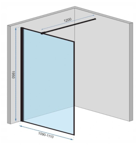 Душевая стенка Rea Bler 110 K7630
