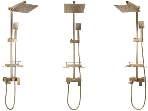 Душевая система Rea Jack Gold matt P7050