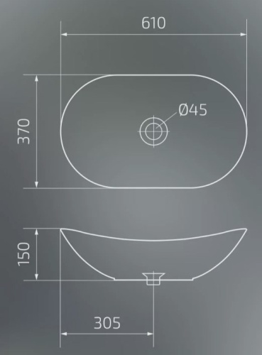 Умывальник Gid BL9811