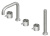Смеситель для ванны QuadroDesign Source/Ottavo 1295AS Смеситель для ванны QuadroDesign Source/Ottavo 1295AS