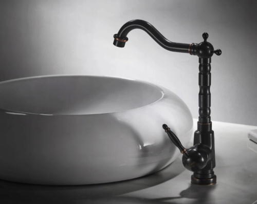 Смеситель для умывальника Rea Bona Old Black Retro B0183