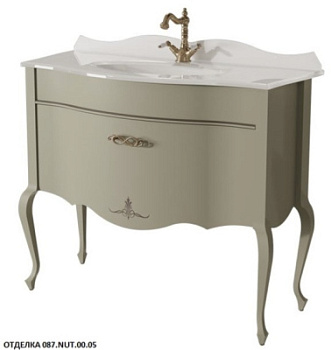 Тумба напольная Caprigo Bourget 100 11014-087.NUT.00.05