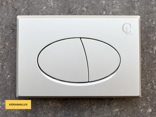 Кнопка смыва CeramaLux NC-011 серебро