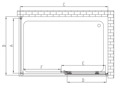 Душевой уголок Vincea Soft VSR-3SO9015CLGM