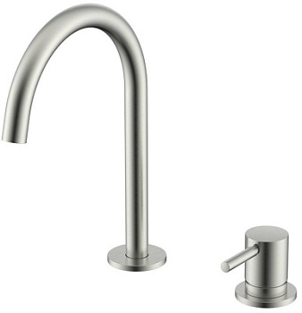 Смеситель для раковины Nemo Round NM-2318BN brush nickel