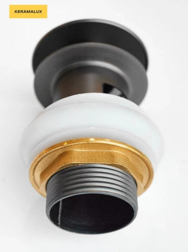 Донный клапан для раковины CeramaLux RD007 с переливом