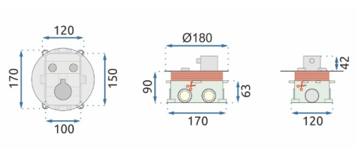 Душевая система Rea Miler Black matt P6713