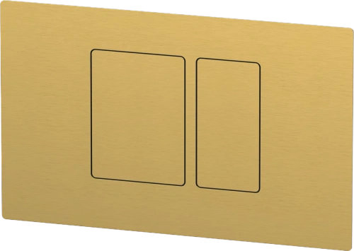 Кнопка смыва Remer RB820BG золото брашированное