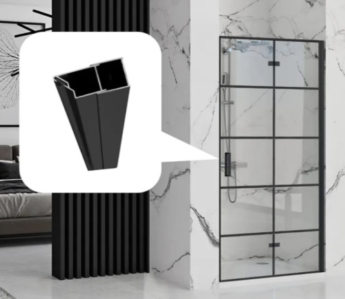 Расширительный профиль Rea Molier Black K6395