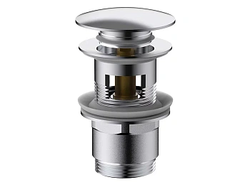 Донный клапан для раковины Vincea DPU-1B01CH с переливом