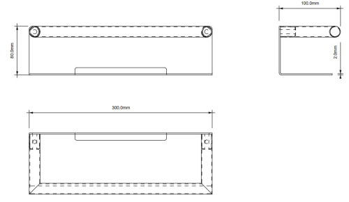 Душевая полка Decor Walther Mikado DA 30 0863982