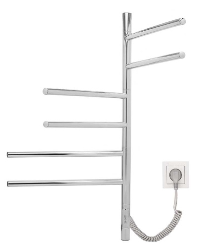 Полотенцесушитель электрический Vincea VTD-1S2CE 43x80