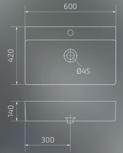 Умывальник Gid N9256