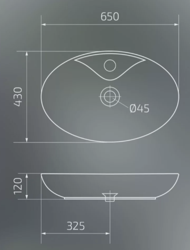 Умывальник Gid N9438