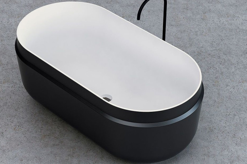 Ванна из искусственного камня Kolpa-San Boul FS 165x85 Black