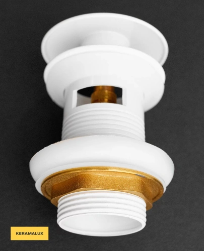 Донный клапан для раковины CeramaLux RD001MW с переливом