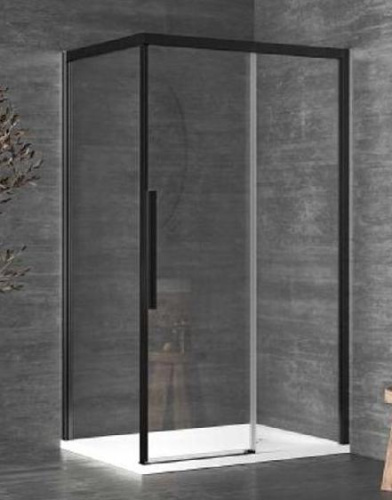 Душевой уголок Kolpa-San Libra DW 100X100-R black transparent 518440