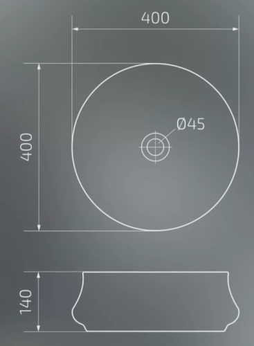Умывальник Gid N9426
