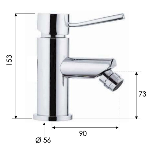 Смеситель для биде Remer Minimal N21