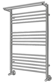 Полотенцесушитель водяной Ukko Астрид П16 с полкой 500х800