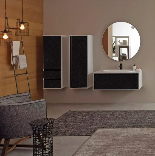 Тумба подвесная Kolpa-san Pandora OUP 110 Black stone 514220