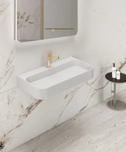 Умывальник Vincea Solid Surface VWB-6SG90MW