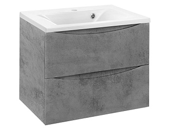 Тумба подвесная Vincea Mia 650 Beton VMC-2MA650BT