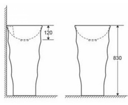 Умывальник CeramaLux G308