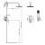 Душевая система Caprigo Diamante 50-215-CRM Душевая система Caprigo Diamante 50-215-CRM