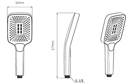 Душевая система Vincea VSFW-4211BG