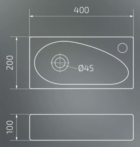 Умывальник Gid N9265