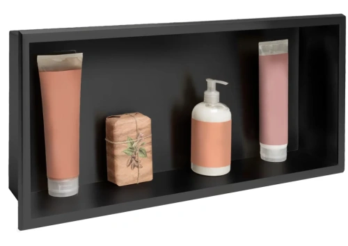 Полка врезная Rea 06 black matt 05605