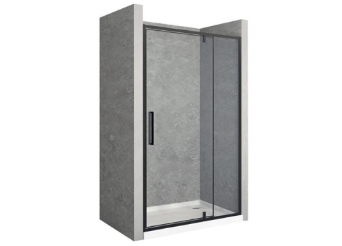 Душевая дверь Rea Rapid Swing black 120 K6413