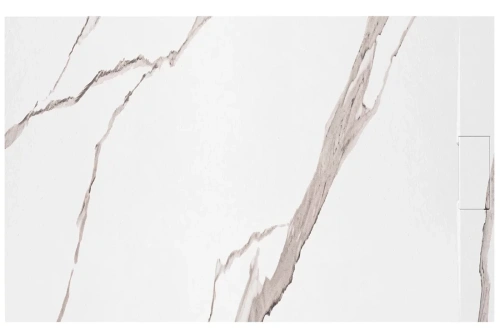 Душевой поддон Rea Bazalt Carrara White 80x100 K7000